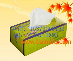 內蒙古赤峰盒裝面巾紙定制與廣告盒抽加工 一站式廣告設計解決方案